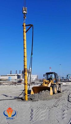 Buy High Efficiency Vibroflot Drive Pile Machine For Big Space Sand Piling online manufacture