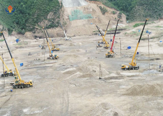 Buy Qualified Electrical Vibro Pile Foundation Vibroflot  208kN Vibration Power online manufacture