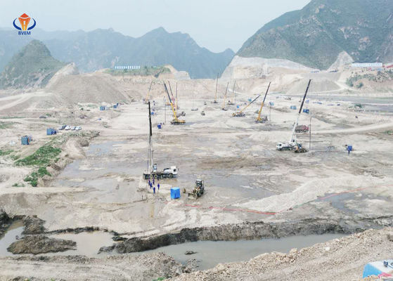 Buy 130 KW Vibroflot Drive Pile Machine For Vibro Densification Project online manufacture