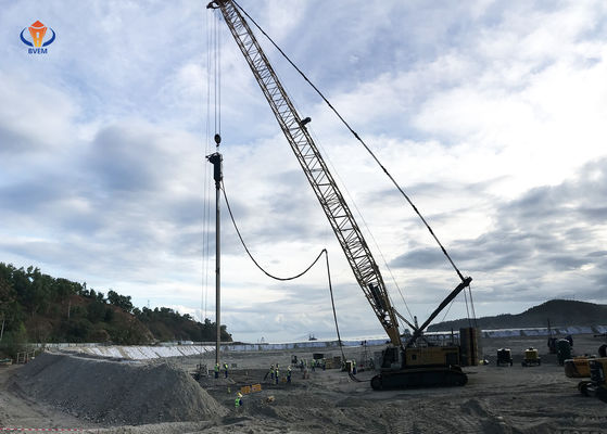 Buy Bottom Feed Electrical Vibroflot 180KW Offshore Stone Column Constriction Application online manufacture