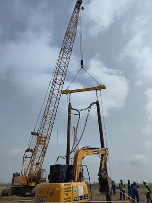 Buy 1.2 M Maximum Diameter Top Feed Vibroflot Machine For Heavy Duty Ground Stabilization online manufacture