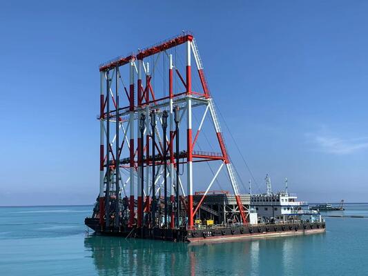 buy 180 KW Bottom Feed Vibroflot with 900-1200 mm Working Diameter and Inverter Control for Soil Compaction online manufacture