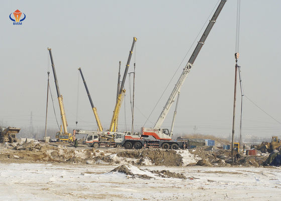 Industrial Sand Vibroflot Heavy Machinery Vibro Replacement Stone Columns Ground Improvement