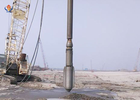 High Efficiency  Vibro Piling Contractors  Qualified Vibrating Floater