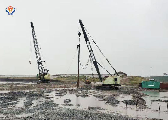 Reliable Vibro Piling Contractors Vibro Piling Machine With Powerful Vibroflot Motor