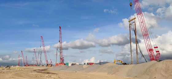 1450rpm Vibroflotation Compaction Treatment For Section C3206 Hong Kong No 3 Aircraft Runway Project