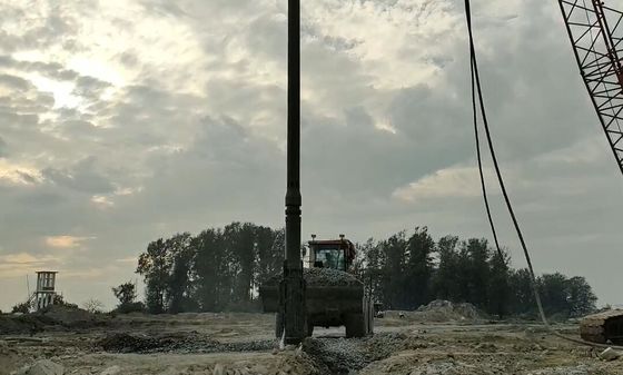 180 Kw Vibroflotation For Compacting Deep Foundation Solutions Solving Settlement