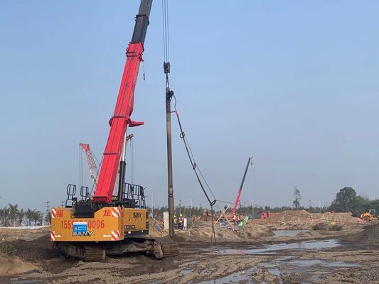 Top Feed Vibroflotation Technique For Compacting Soil Deep Foundation Solutions