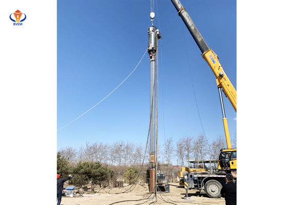 Electrical bottom feed vibroflot equipment BJZC-V400-180 used for dry method vibro compaction