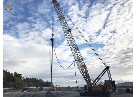 180 KW Bottom Feed Vibroflot  Silt Clay Improvement By Vibro Replacement Stone Columns