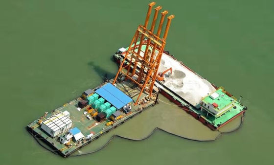 1800 Rpm Bvem Offshore Vibroflotation Stone Column For Treating Soft Soil Layer