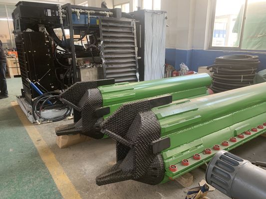 Bottom Feed Vibroflot System In Reclamation Island Dry Method