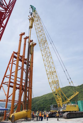 Underwater Bottom Feed Vibroflot Soil Compactor And Centrifugal Force 225-275 KN
