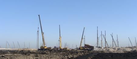 High Power Top Feed Vibroflot for Silty Soil Improvement - Customizable Ground Improvement Equipment