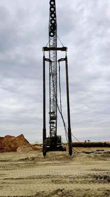 100KW Sand Vibroflot Equipment for Soil Improvement and Stone Column Construction