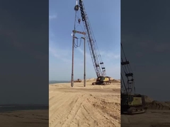 130KW Electrical Vibroflotation Compaction Of Cohesionless Soils Environment Friendly