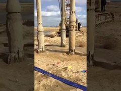 Efficient Electrical Vibroflotation Compaction Machine 180-276 KN Vibration Power