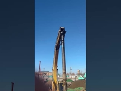 Vibro compaction dry method construction- Hydraulic vibroflot equipment to excavator